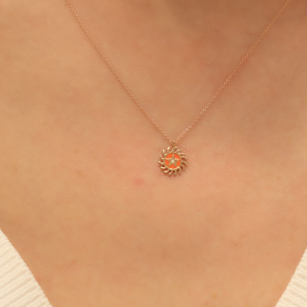 Değişim Sembolü Altın Kolye