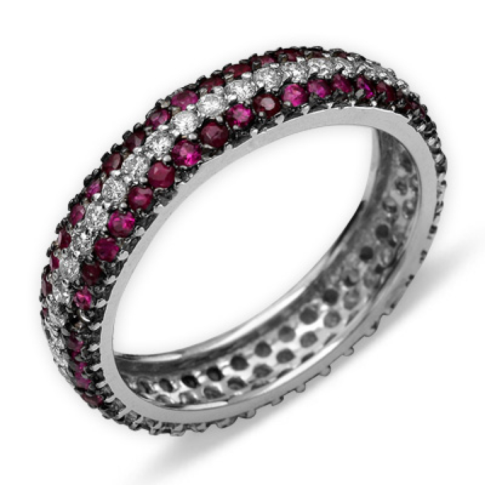 Pırlanta Renkli Tamtur Alyans