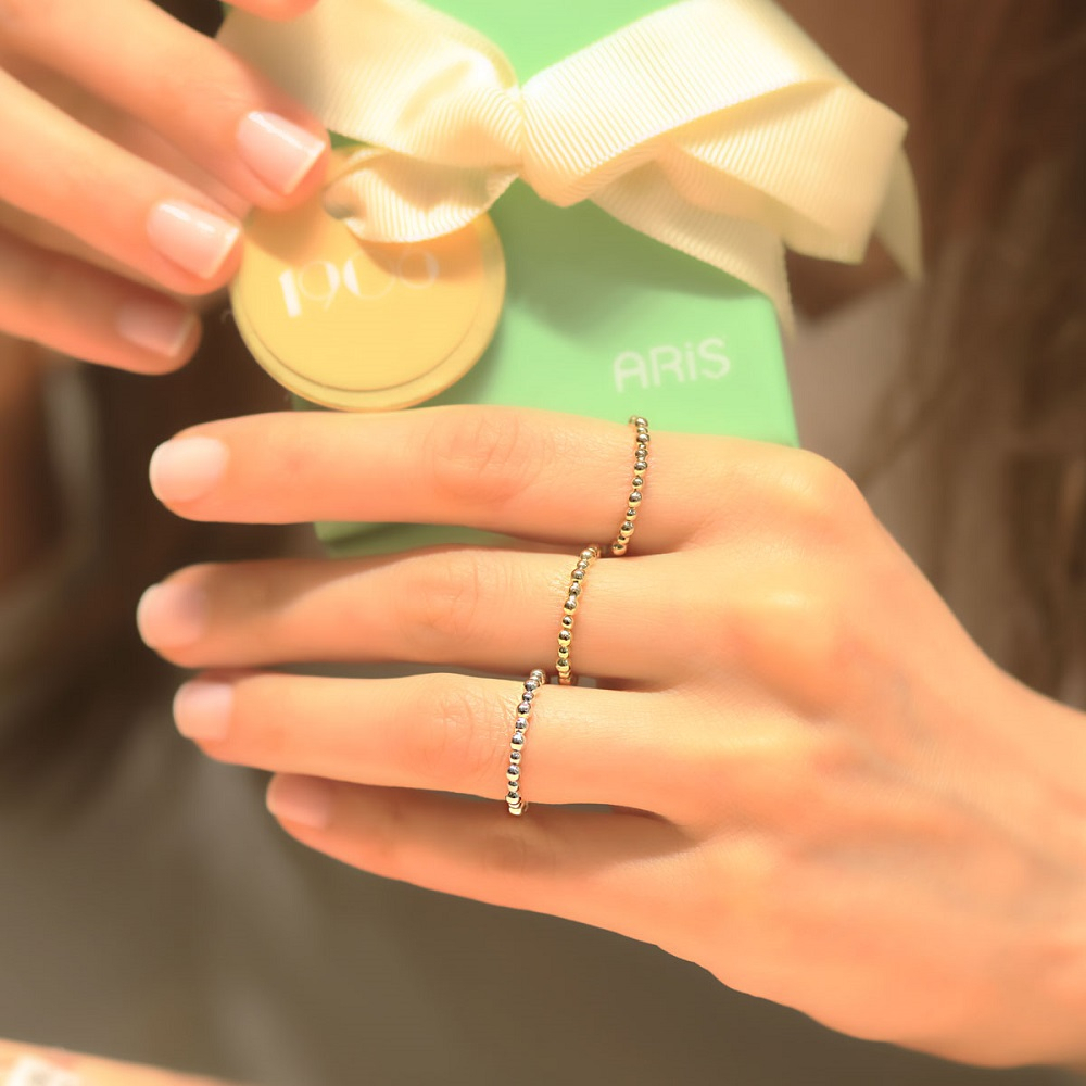 Toplu Altın Yüzük 3 Farklı Renk Seçeneği