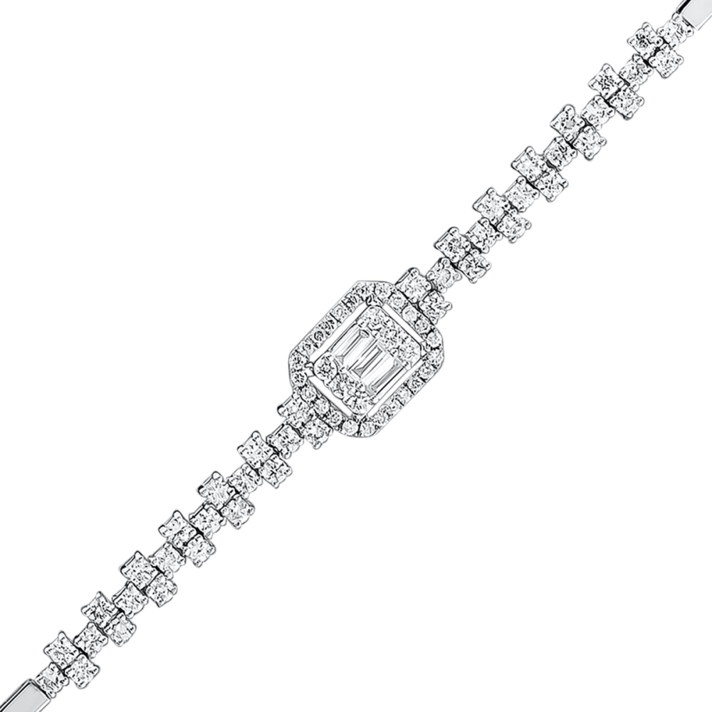 Pırlanta Fantezi Baget Bileklik