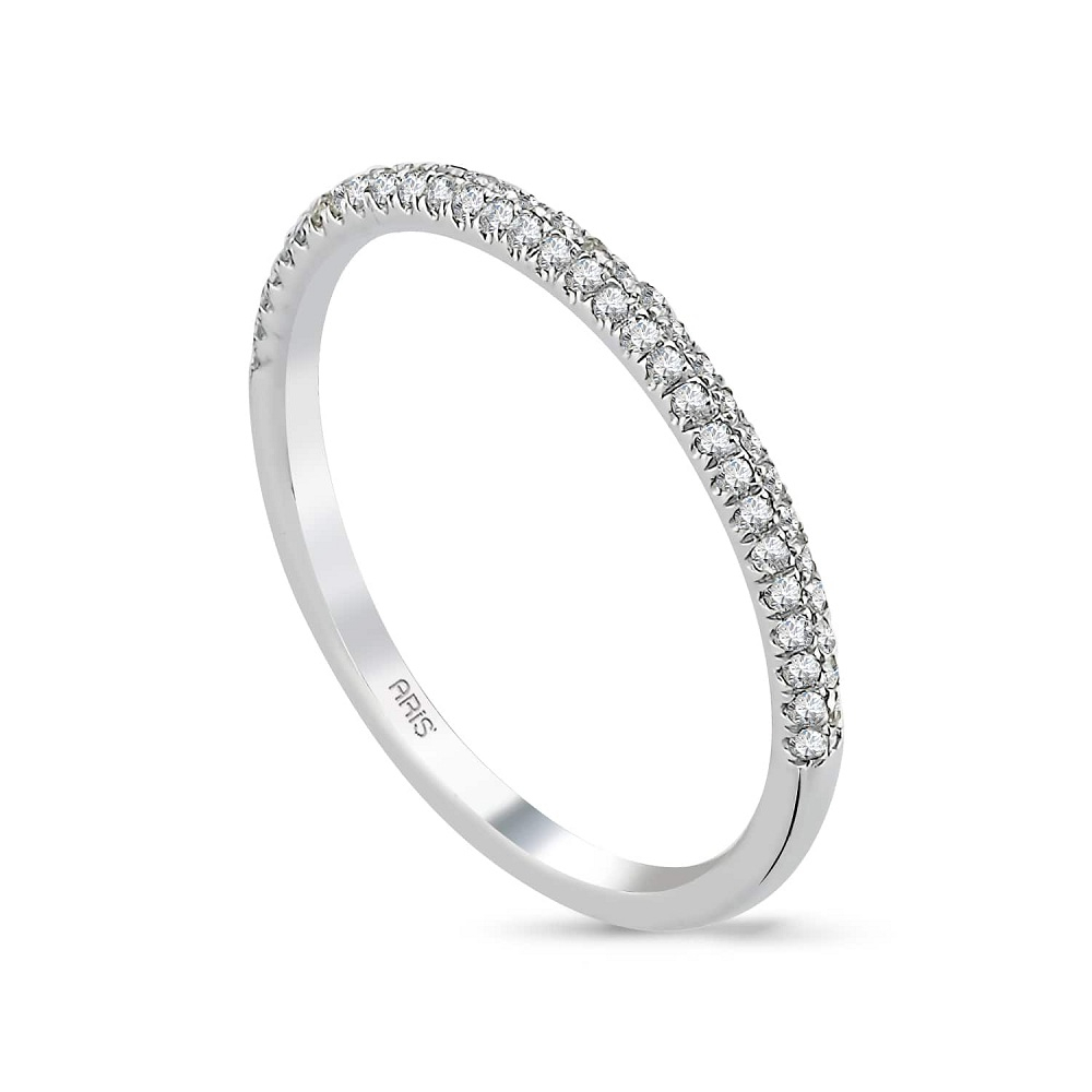 0.20 Karat Pırlanta Yarımtur Alyans