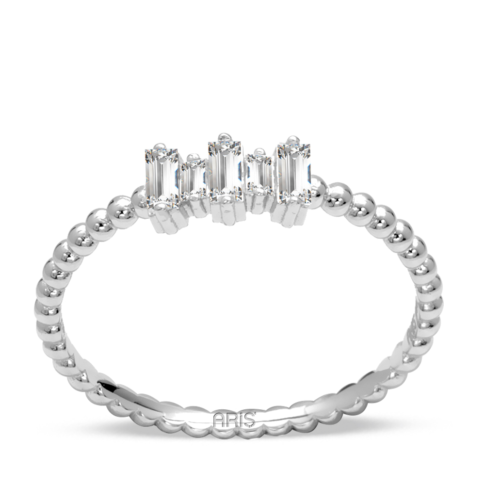 Pırlanta Fantezi Baget Yüzük