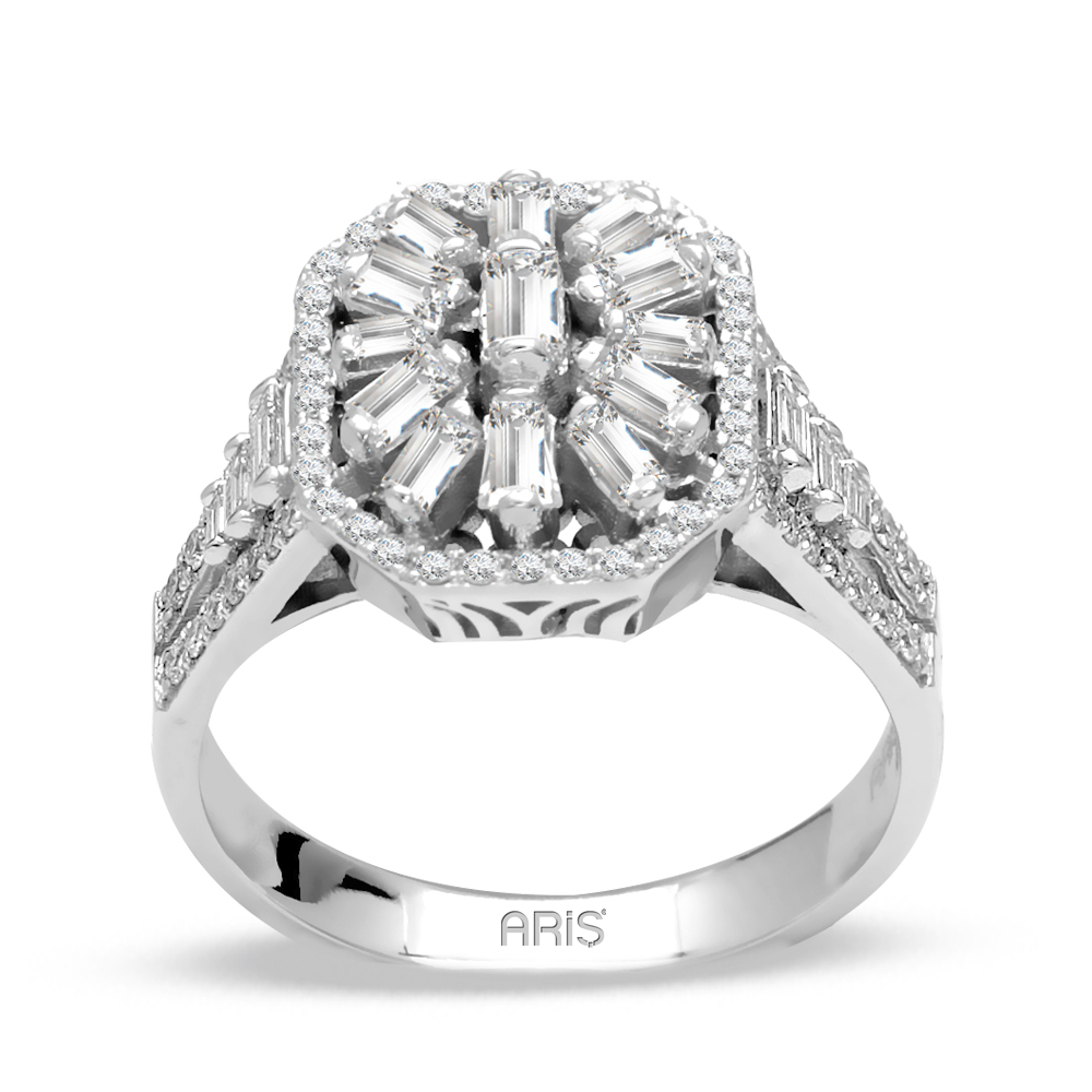 Pırlanta Fantezi Baget Yüzük