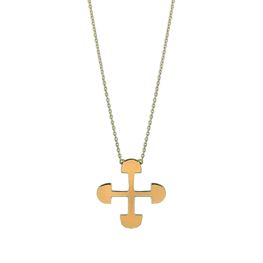 Empati Sembolü Altın Kolye (Akoma Ntoso)