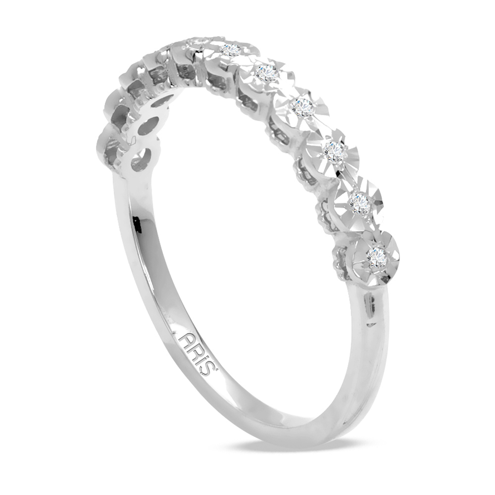 Pırlanta Miracle Sıra Taşlı Yüzük