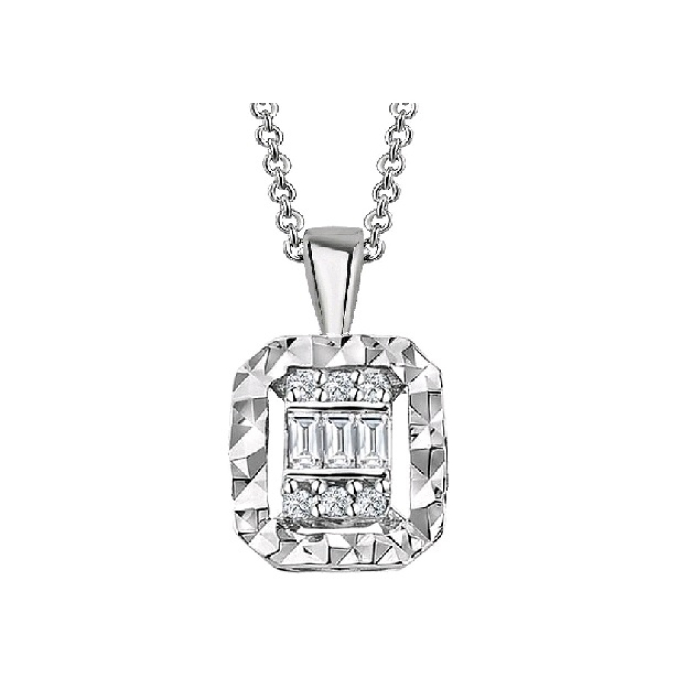 Pırlanta Baget Kolye