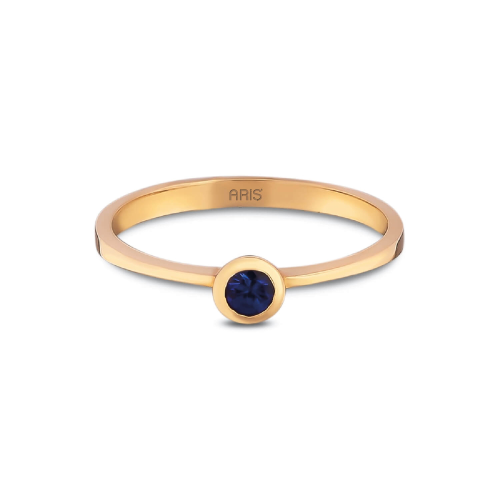 0.14 Karat Safir Tektaş Yüzük