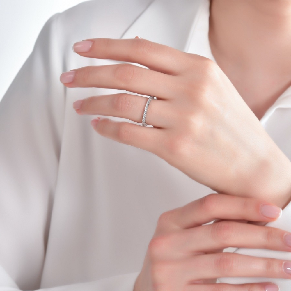 0.15 Karat Pırlanta Tamtur Yüzük