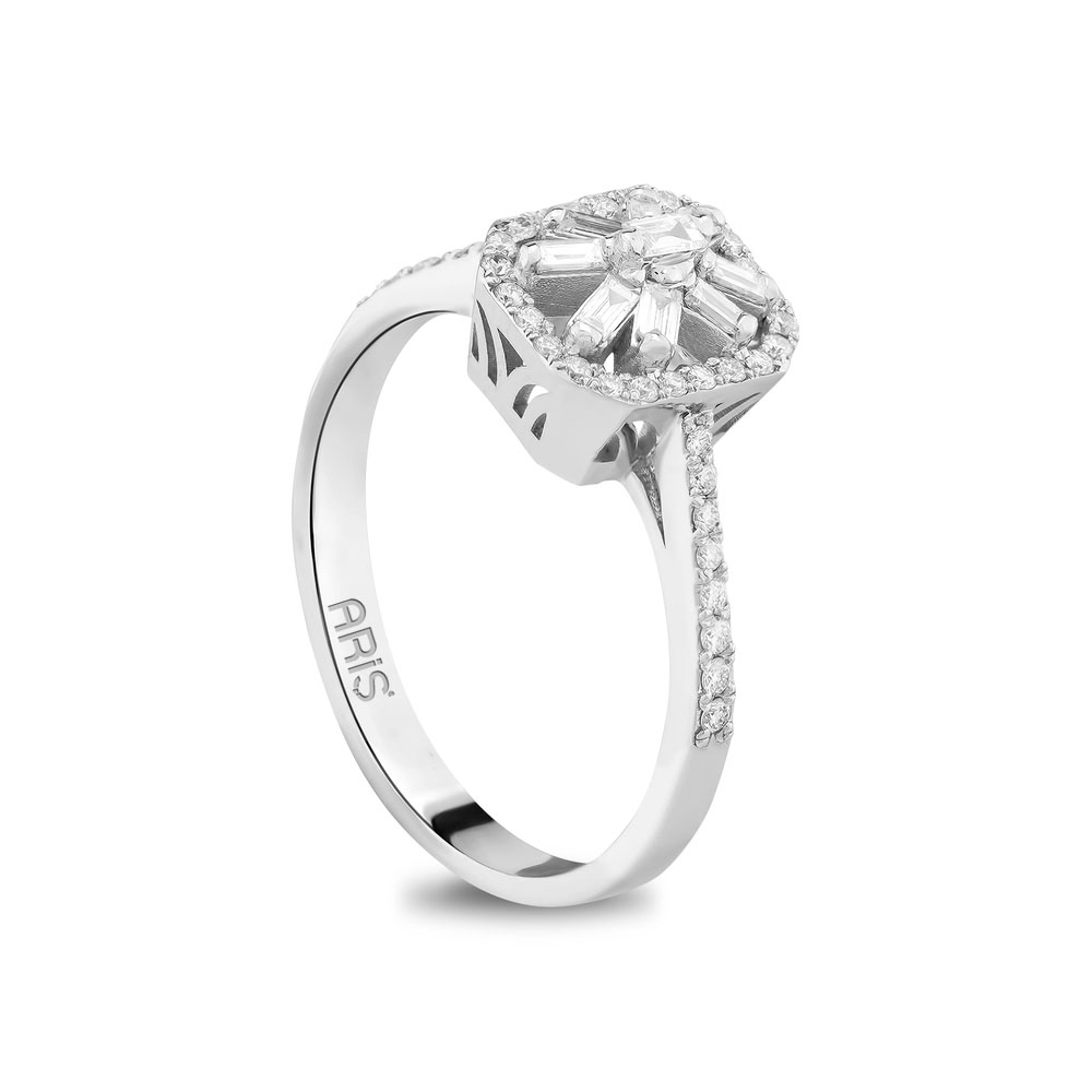 Pırlanta Fantezi Baget Yüzük