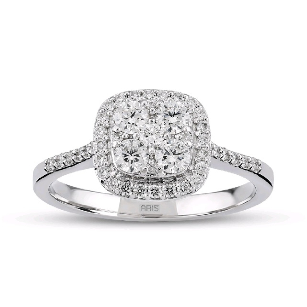 Pırlanta Fantezi Effect Yüzük Padova