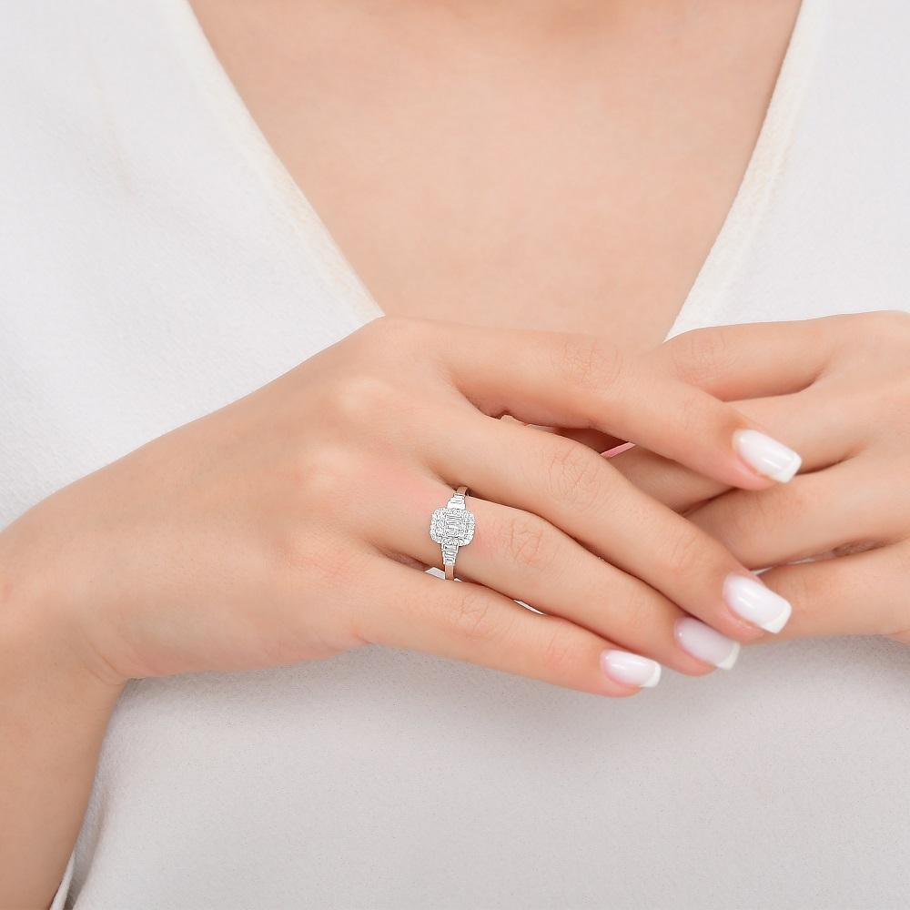 Pırlanta Baget Yüzük