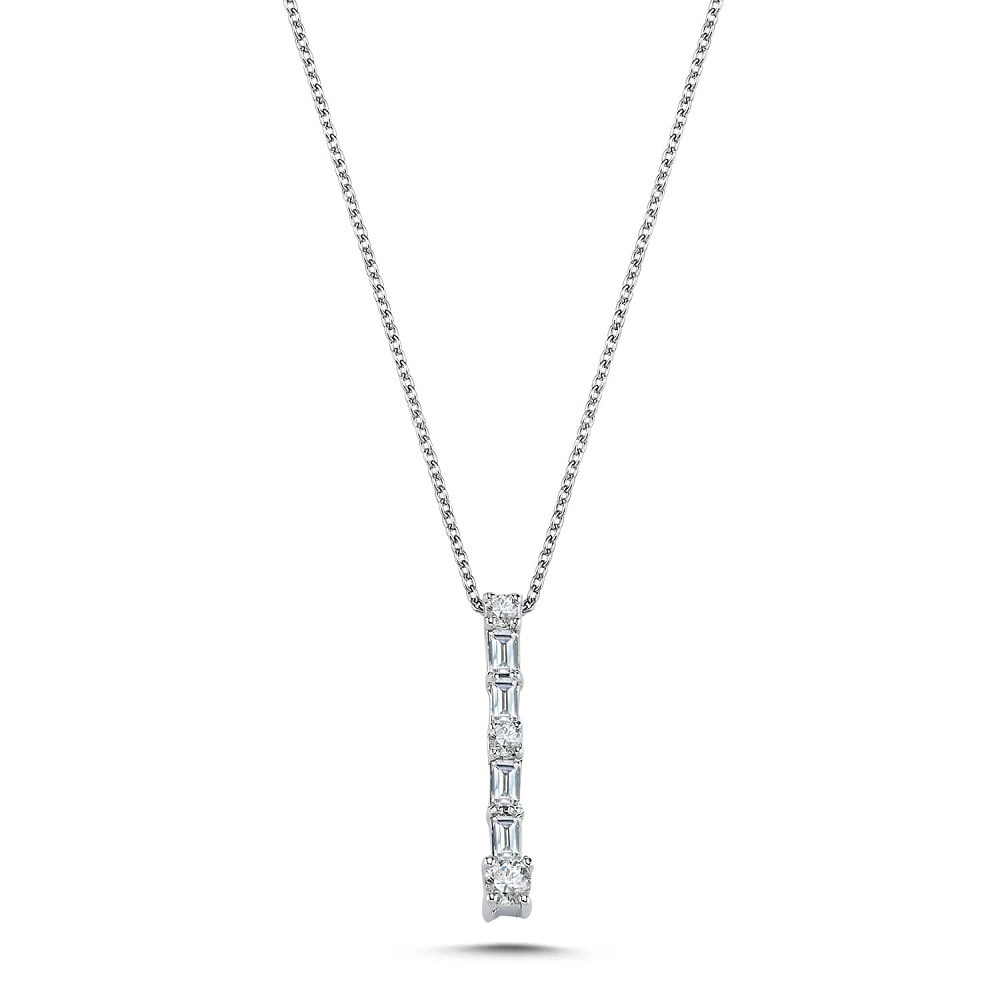 Pırlanta Baget Kolye