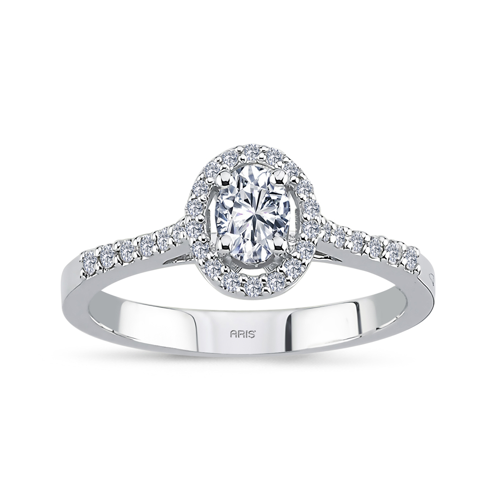 0.46 Karat Pırlanta Oval Fantezi Yüzük