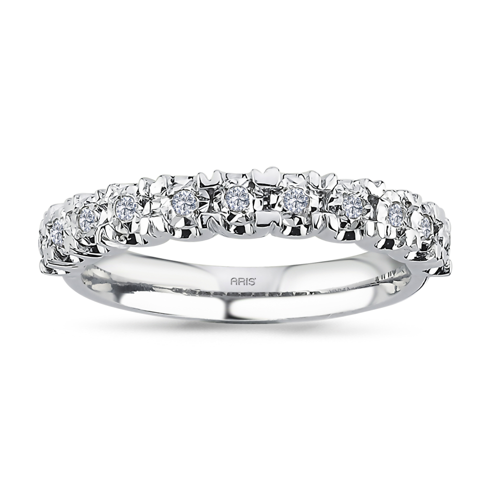 0.11 Karat Pırlanta Yarımtur Yüzük