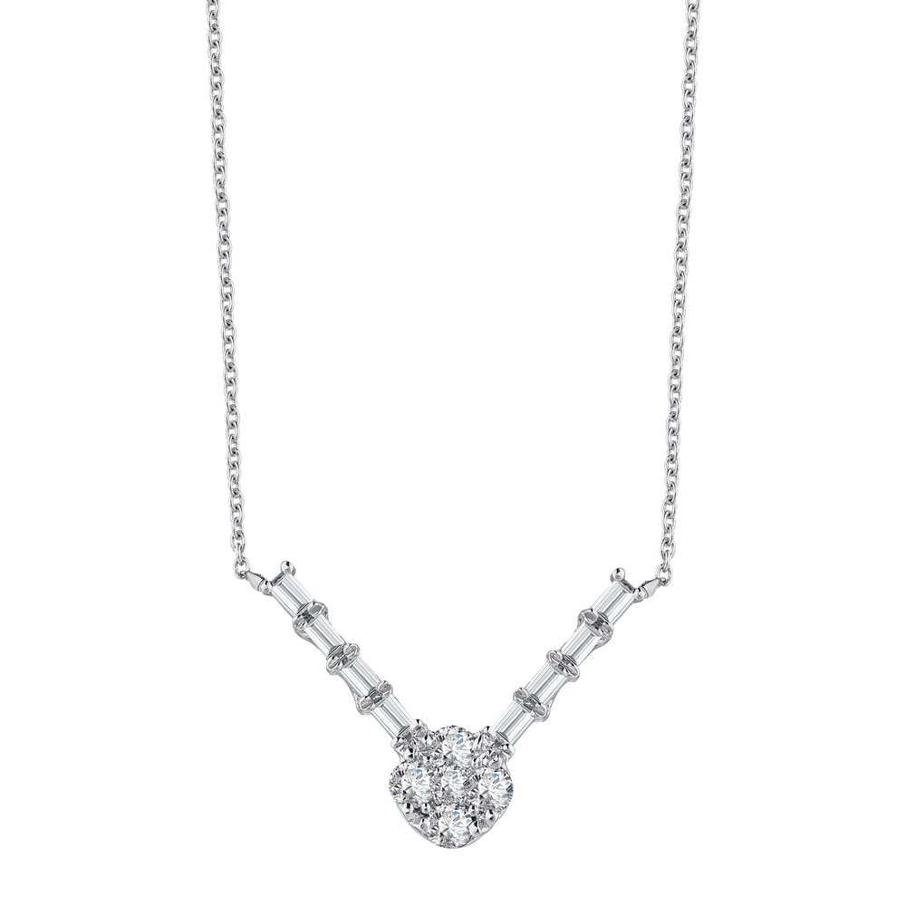 Pırlanta Baget Kolye