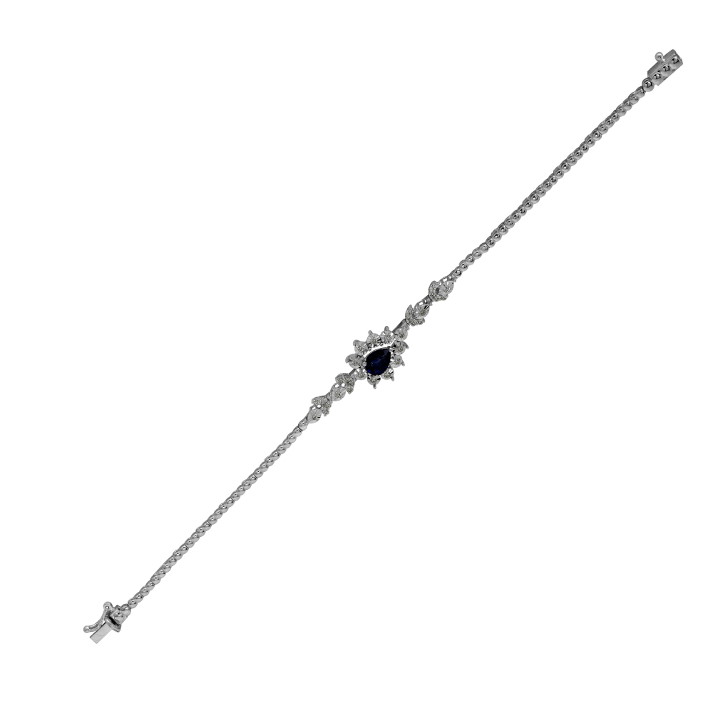 Pırlanta Safir Bileklik