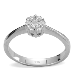 Pırlanta Effect Tektaş Yüzük