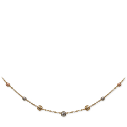 İtalyan Model Dorika Toplu Altın Kolye