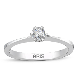 0.20 Karat Pırlanta Tektaş Yüzük Nevers