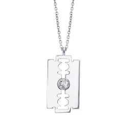 Jilet Tasarım Pırlanta Kolye