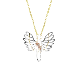 Pırlantalı Şans Meleği Barachıel Kolye