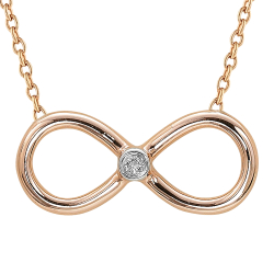 Pırlanta Sonsuzluk Kolye