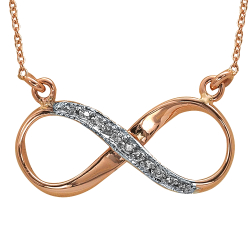 Pırlanta Sonsuzluk Kolye
