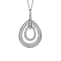 Pırlanta Damla Trend Kolye