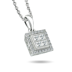 Pırlanta Fantezi Kolye