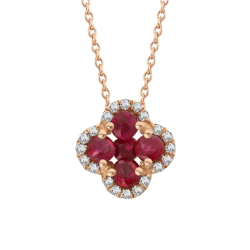 Yakut Pırlanta Kolye