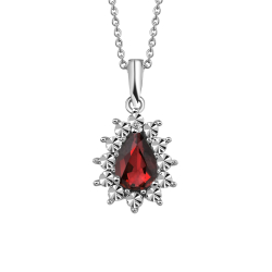 Damla Yakut Altın Kolye