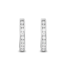 Pırlanta Halka Küpe Modena