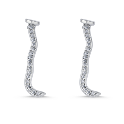 Pırlanta Çivi Küpe