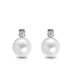 Pırlanta İnci Küpe Chimay