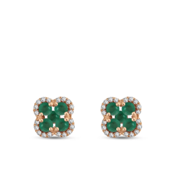 Zümrüt Pırlanta Küpe