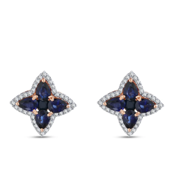 Şans Damla Safir Küpe