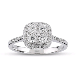 Pırlanta Fantezi Effect Yüzük Padova