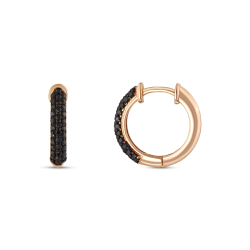 Siyah Pırlanta Erkek Küpe (Tek Adet Fiyatıdır)