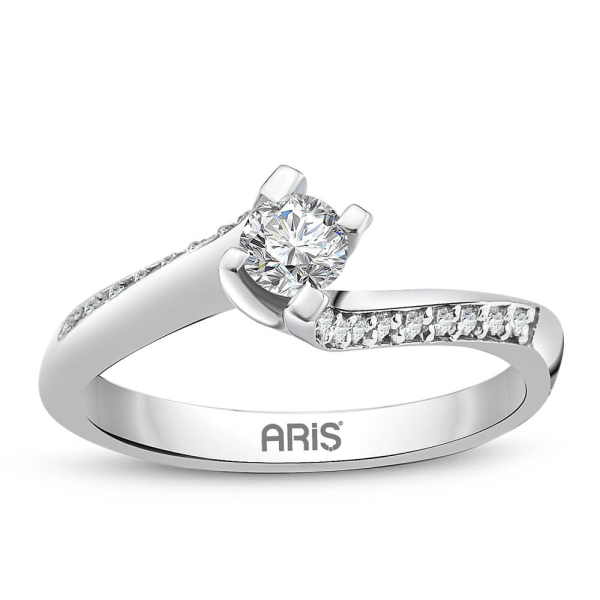 0.43 Karat Pırlanta Tektaş Yüzük