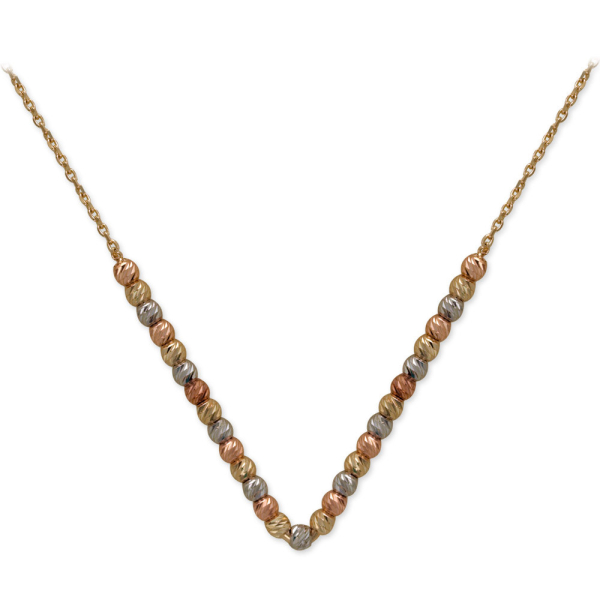 14 Ayar Dorika Altn Toplu Kolye