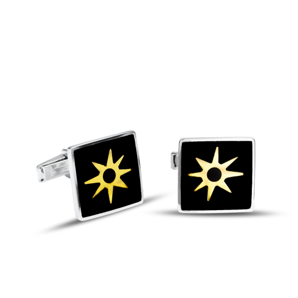 Kayra Sembolü Altın Kol Düğmesi