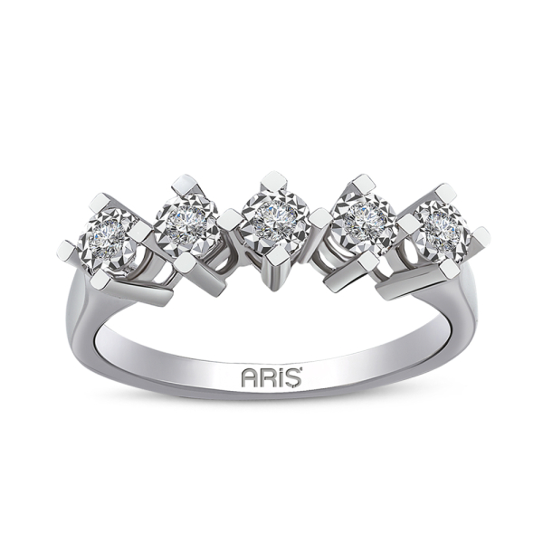 Pırlanta Miracle Beştaş Alyans (0.50 Karat Görünüm)