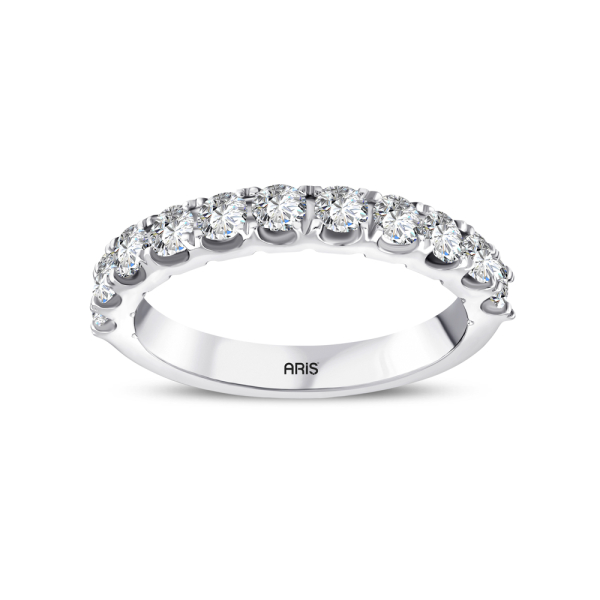 0.85 Karat Pırlanta Yarımtur Yüzük