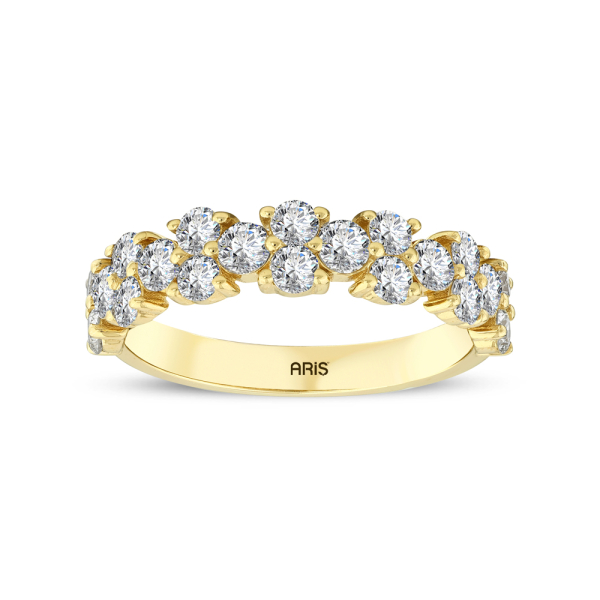 1.17 Karat Tasarım Yarımtur Pırlanta Yüzük