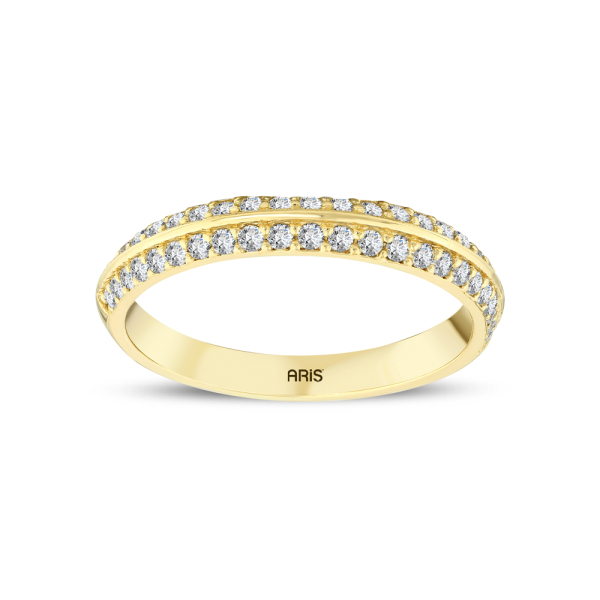 0.38 Karat Yarımtur Pırlanta Yüzük