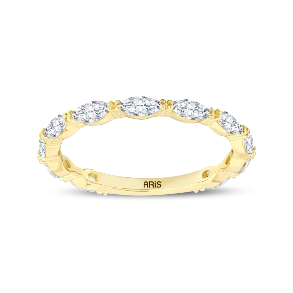 0.80 Karat Markiz Yarımtur Pırlanta Yüzük