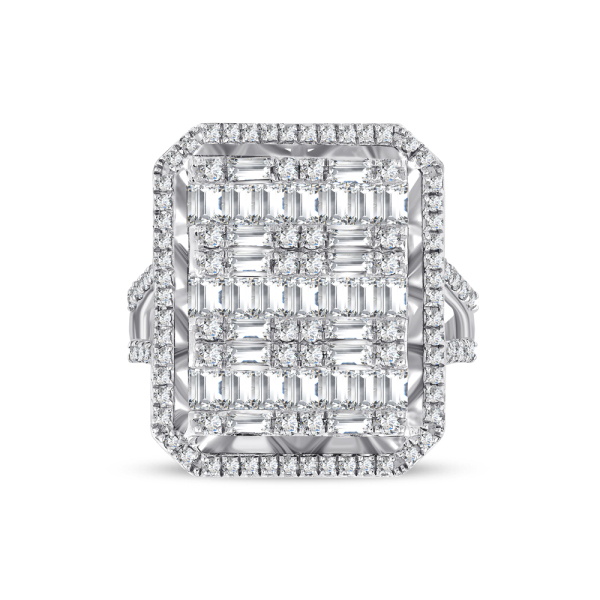 1.72 Karat Baget Pırlanta Yüzük