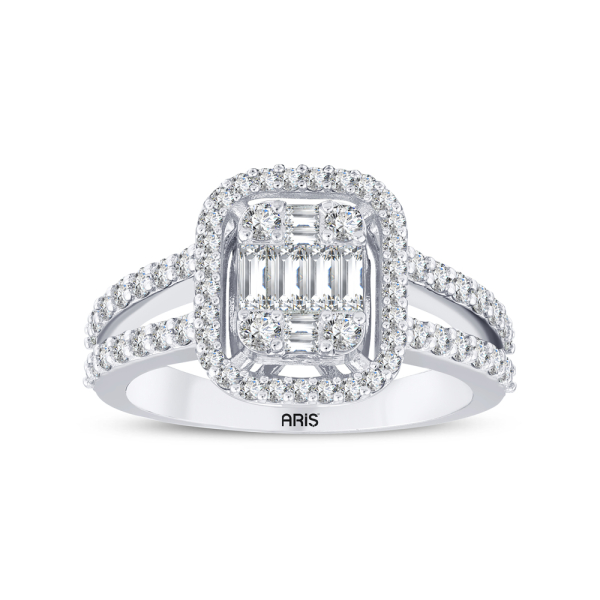 0.93 Karat Baget Pırlanta Yüzük