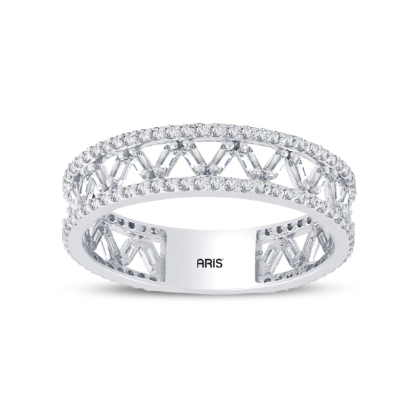 0.83 Karat Baget Tamtur Pırlanta Yüzük