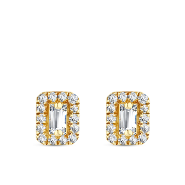 Pırlanta Baget Küpe